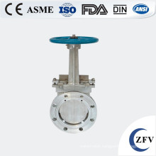 Stainless steel wafer knife gate valve